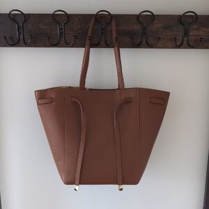 Italian Brown Leather Tote Bag